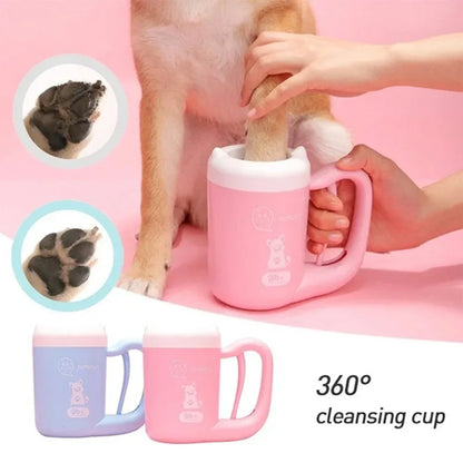 Outdoor Portable Dog Paw Cleaner - Soft Silicone Foot Washer for Quick and Easy Paw Cleaning